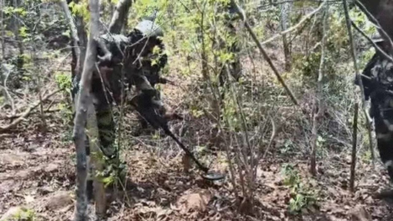 Chhattisgarh News: छत्तीसगढ़ के छोटे बेठिया थाना क्षेत्र में मुठभेड़, महिला नक्सली का शव और हथियार बरामद